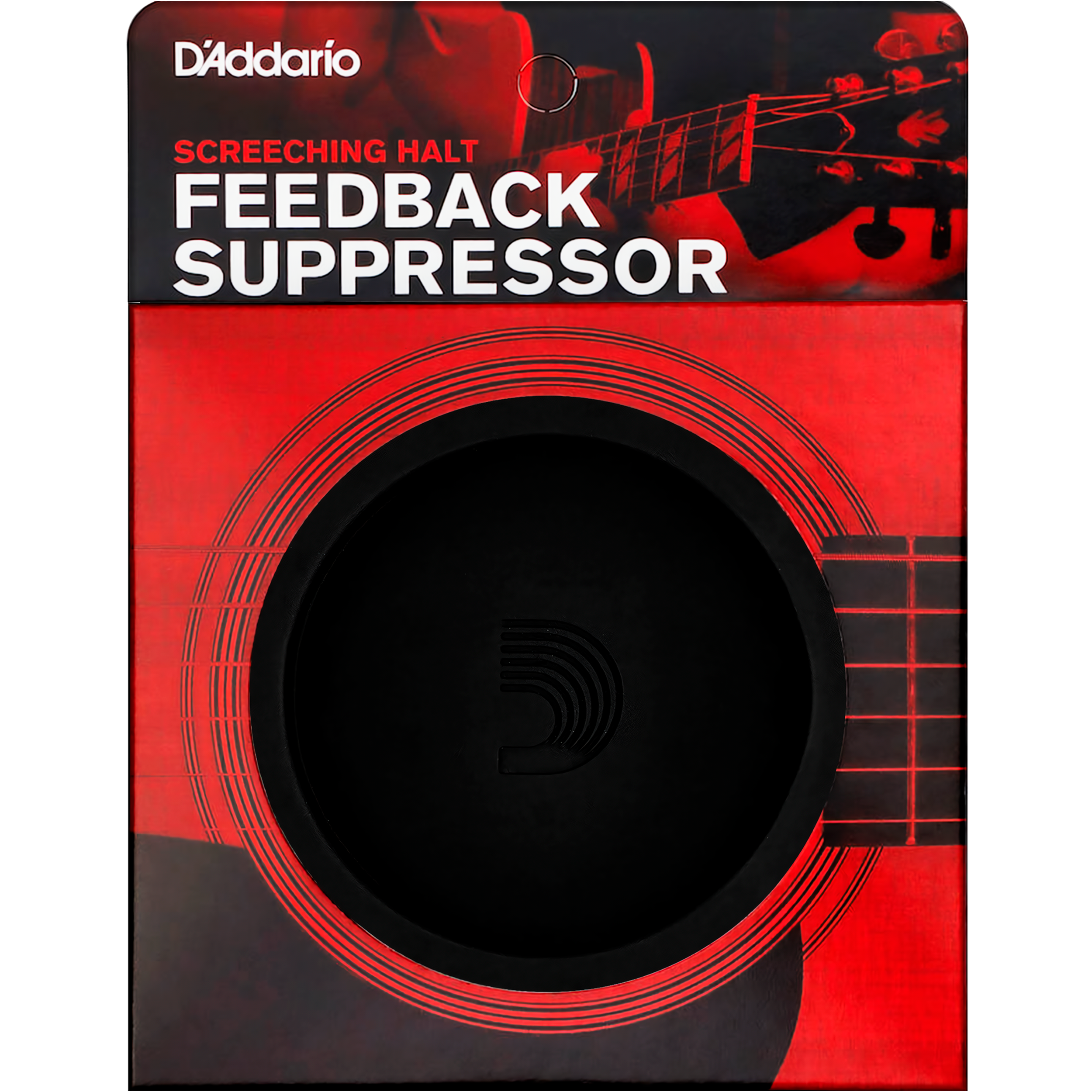 Supresor Feedback PW-SH-01 Daddario de material flexible para boca de guitarra acústica de 10 cm.