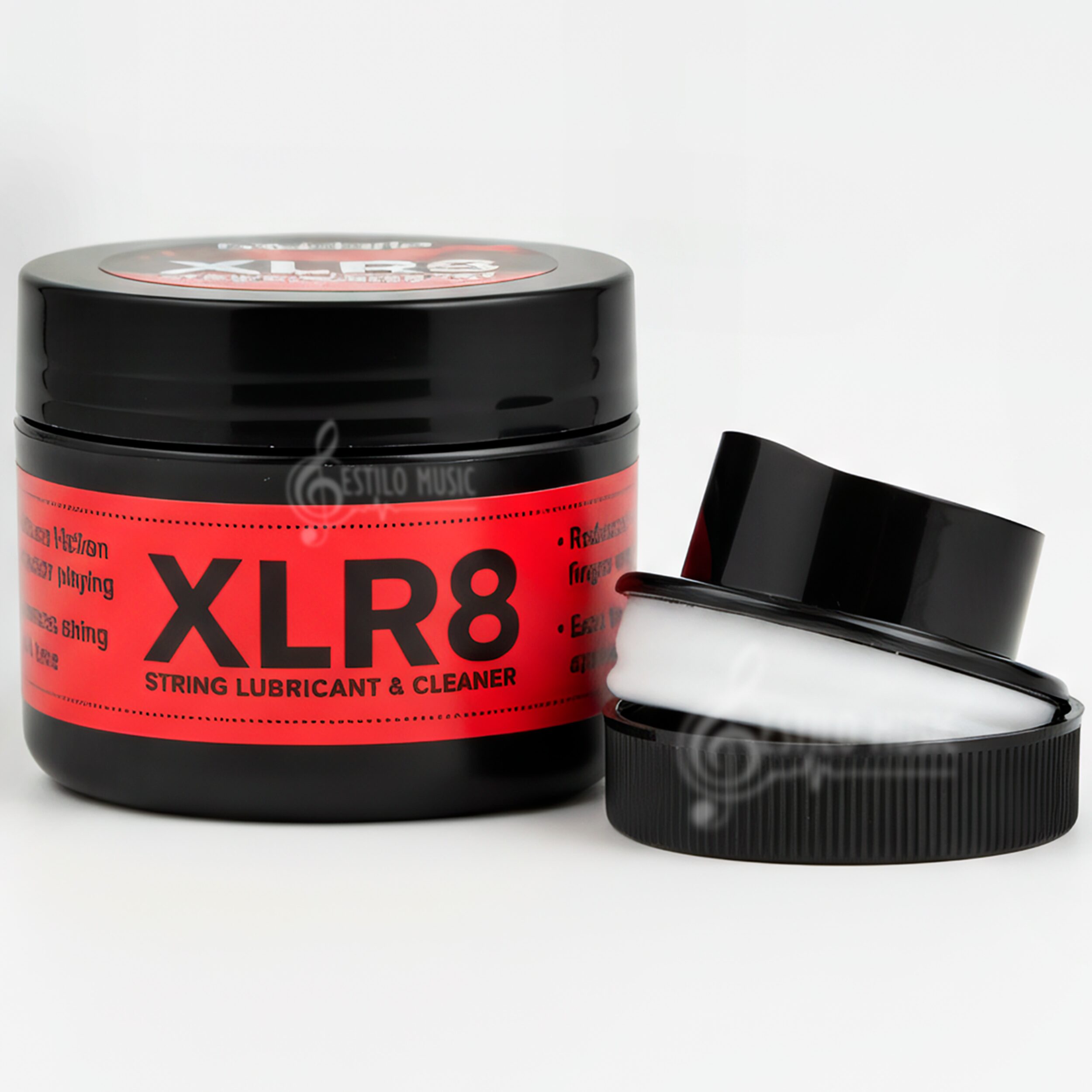 Limpiador De Cuerdas Daddario Pw-xlr8-01 con aplicador lubricante para guitarra y bajo, modelo PW-XLR8-01.