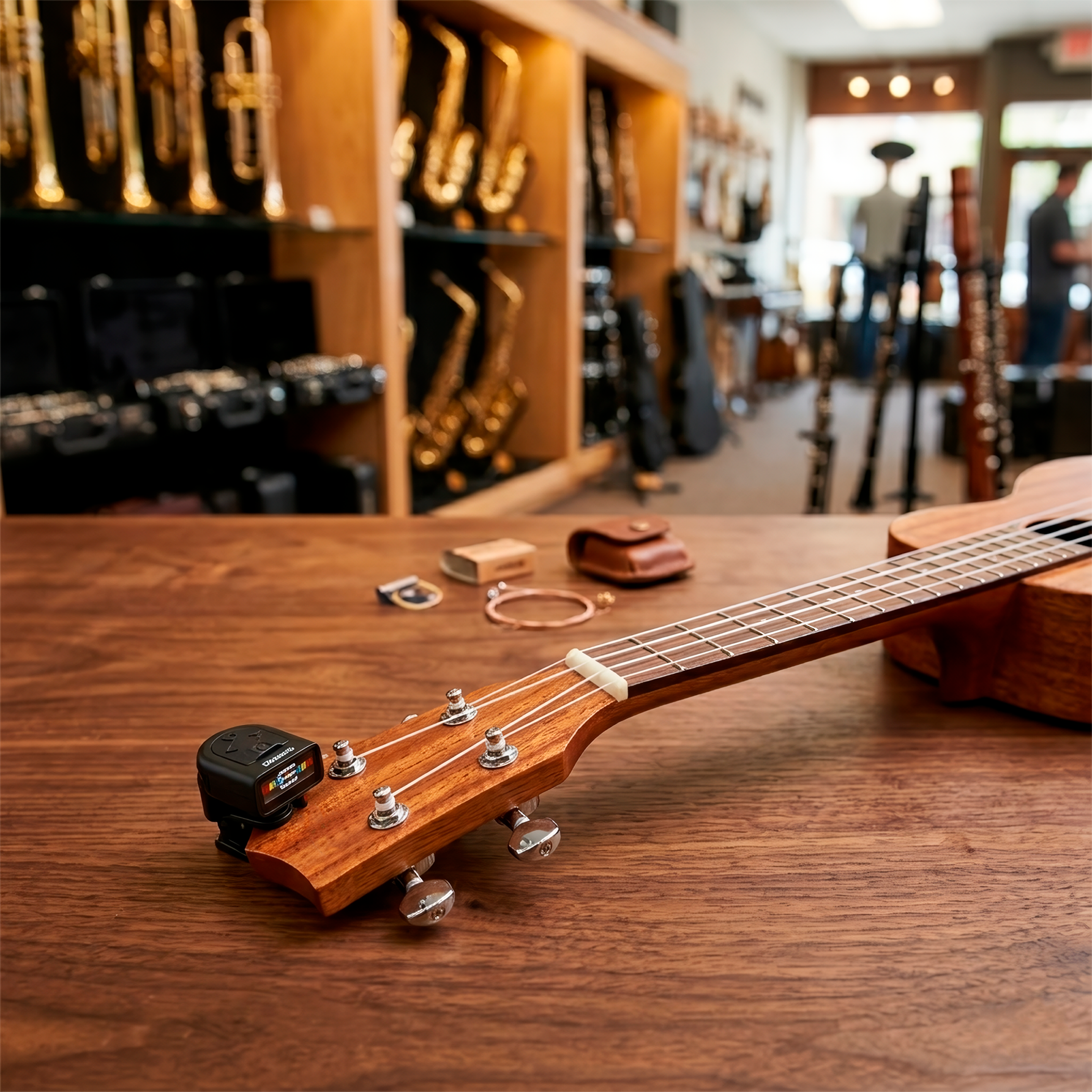 Afinador Guitarra PW-CT-12 MICRO Daddario uso en guitarra bajo ukulele