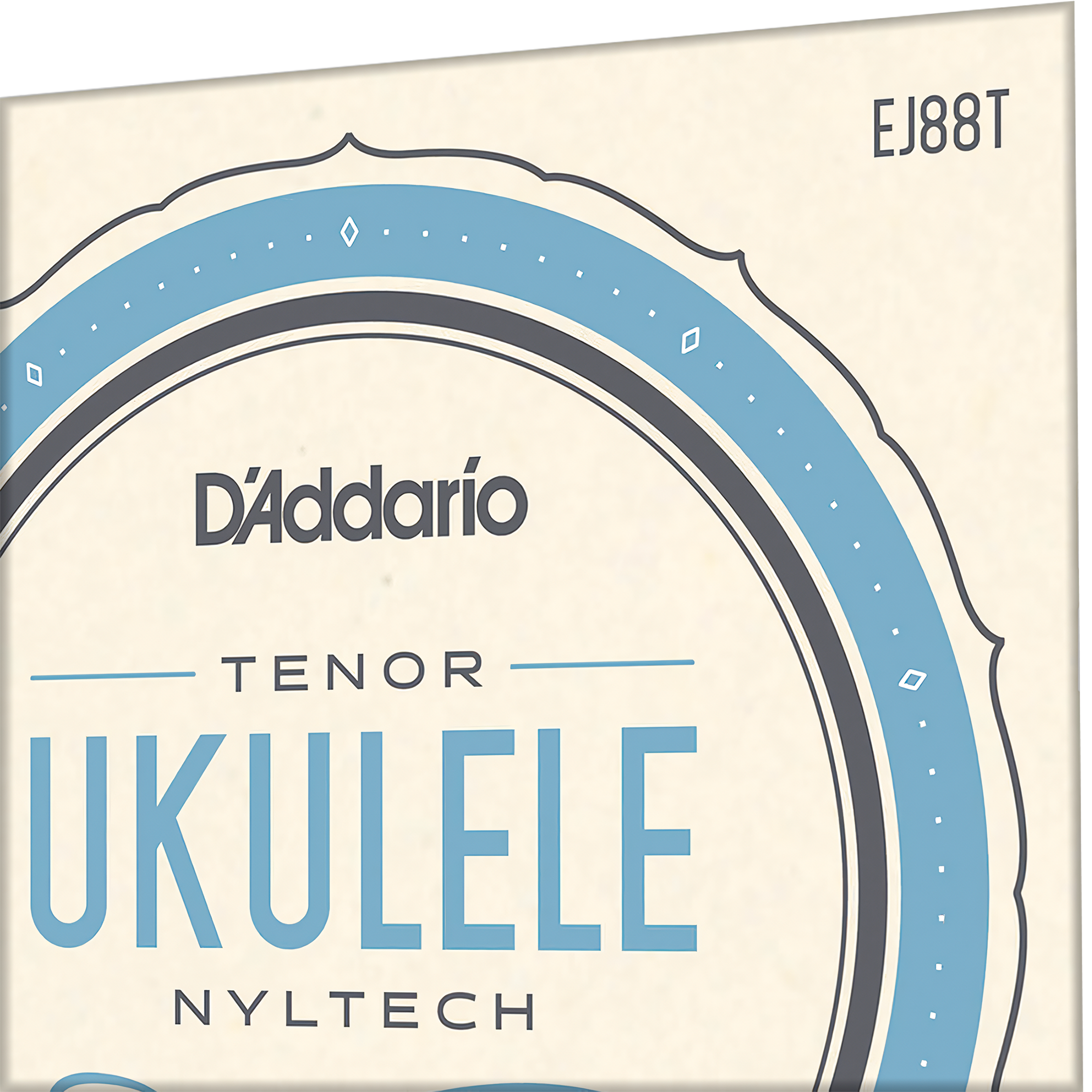 Cuerdas para Ukulele Daddario EJ87T de titanio para ukulele tenor con afinación estándar GCEA y sonido brillante de alta proyección.