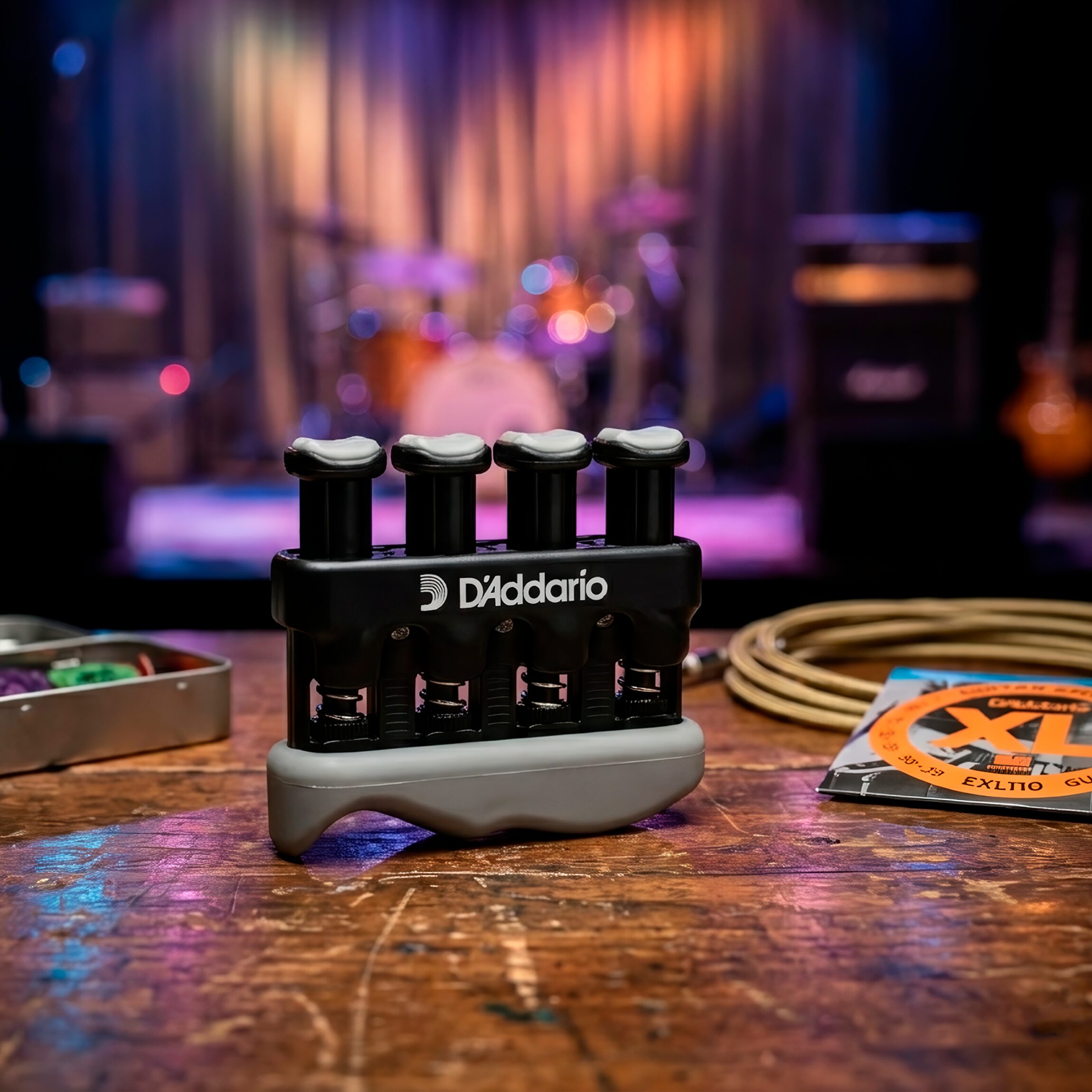 Ejercitador de mano D'Addario Varigrip PW-VG-01 – herramienta ergonómica con tensión variable para dedos, manos y antebrazos