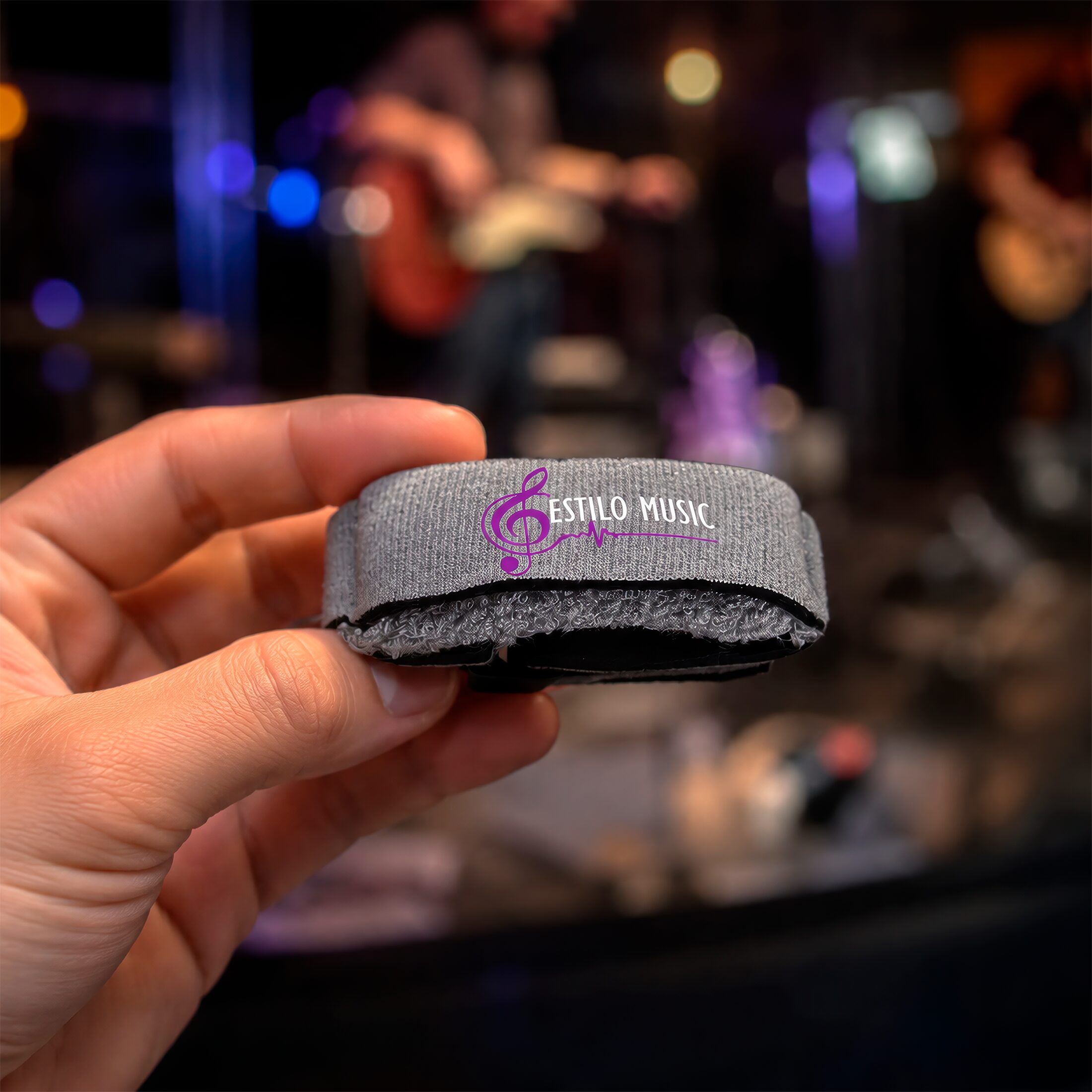 Fretwrap muteador de cuerdas ajustable de 20 cm, algodón suave para silenciar armónicos en guitarra sordina silenciador muteador