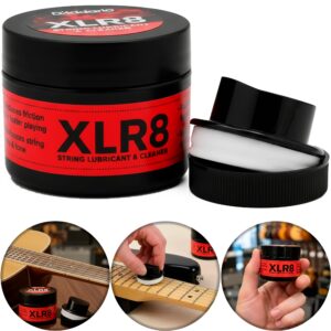 Limpiador De Cuerdas Daddario Pw-xlr8-01 con aplicador lubricante para guitarra y bajo, modelo PW-XLR8-01.