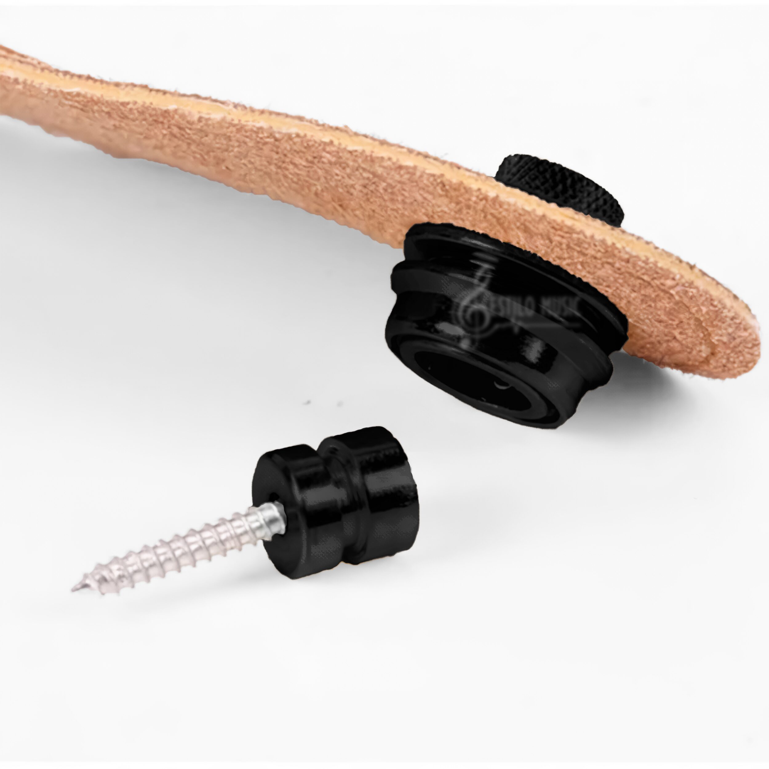 Straplocks Guitarra Seguros Tahali Correa desmontables de metal para guitarra acústica y eléctrica con tornillos de montaje