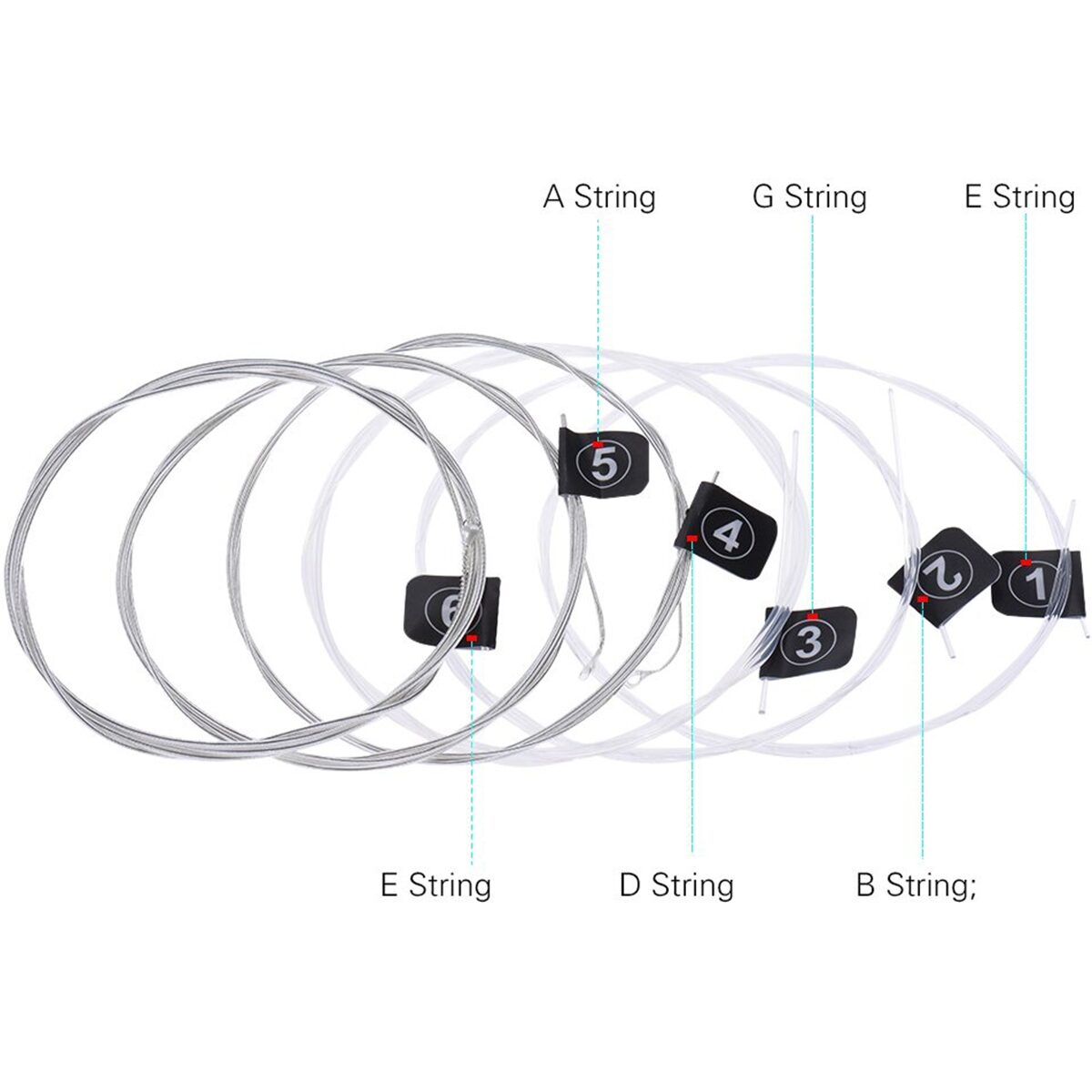 Cuerdas De Guitarra Clasica Nylon Orphee NX35 calibre 028-045 para guitarra clásica con tensión alta Hard Tension y sonido equilibrado.