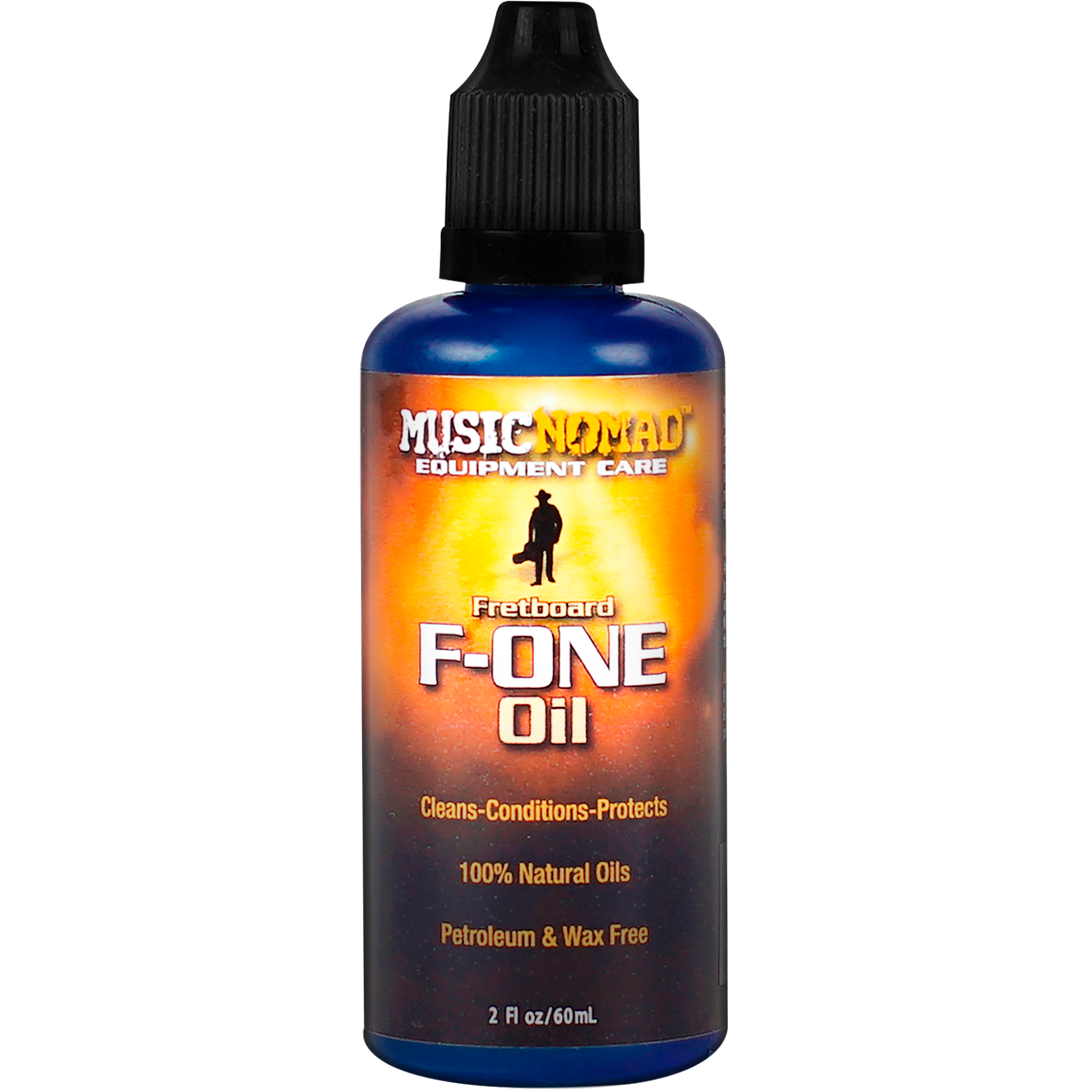 Music Nomad Aceite Limpiador P/ Diapasón F-One MN105 60 ml con aceites naturales para limpiar, acondicionar y proteger el diapasón de guitarras, bajos, ukuleles y otros instrumentos de cuerda. Incluye paño de microfibra para una aplicación limpia y rápida.