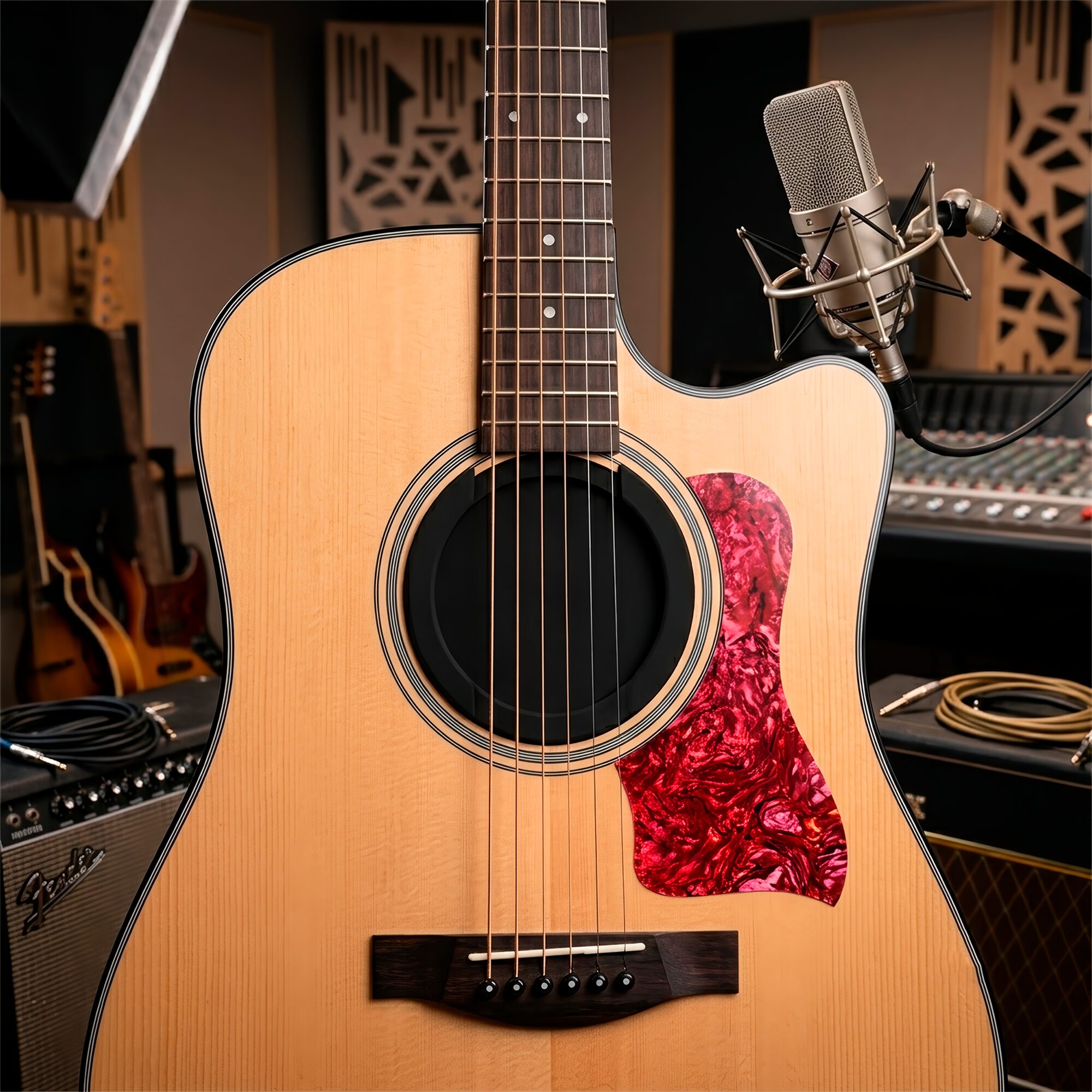 Supresor Feedback Pro P/ Guitarra acústica, accesorio anti feedback que elimina acoples y zumbidos no deseados durante presentaciones en vivo.