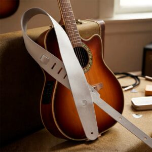 Correa De Cuero Piel P/ Guitarra Daddario para bajo, bajo acústico, bajo quinto y bajo sexto