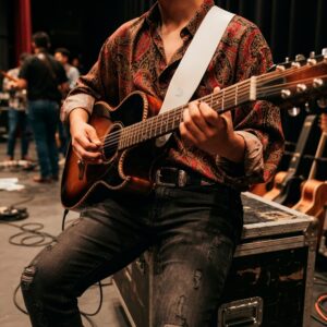 Correa De Cuero Piel P/ Guitarra Daddario para bajo, bajo acústico, bajo quinto y bajo sexto