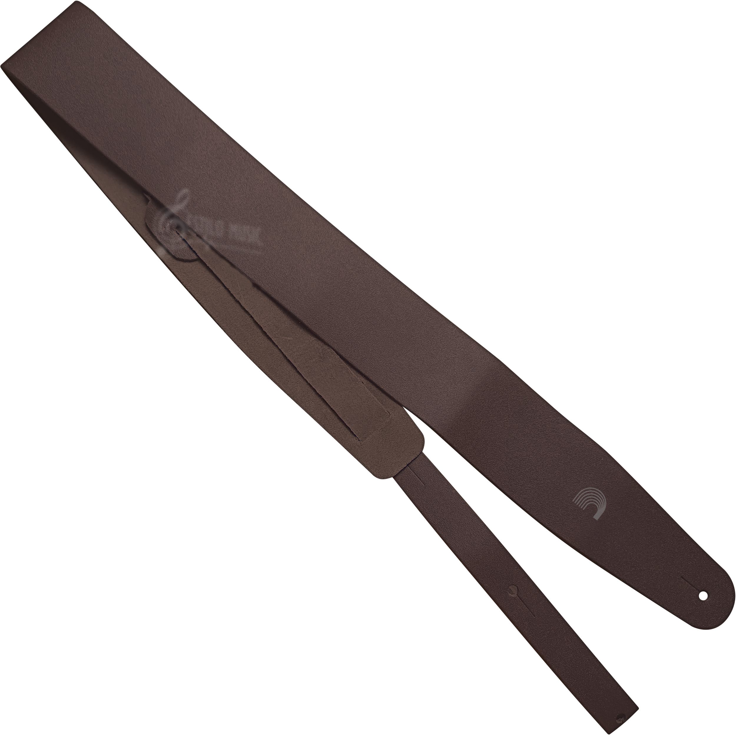 Correa De Piel P/ Guitarra Daddario Cuero 25BL01 color café, ajustable y fabricada en piel auténtica