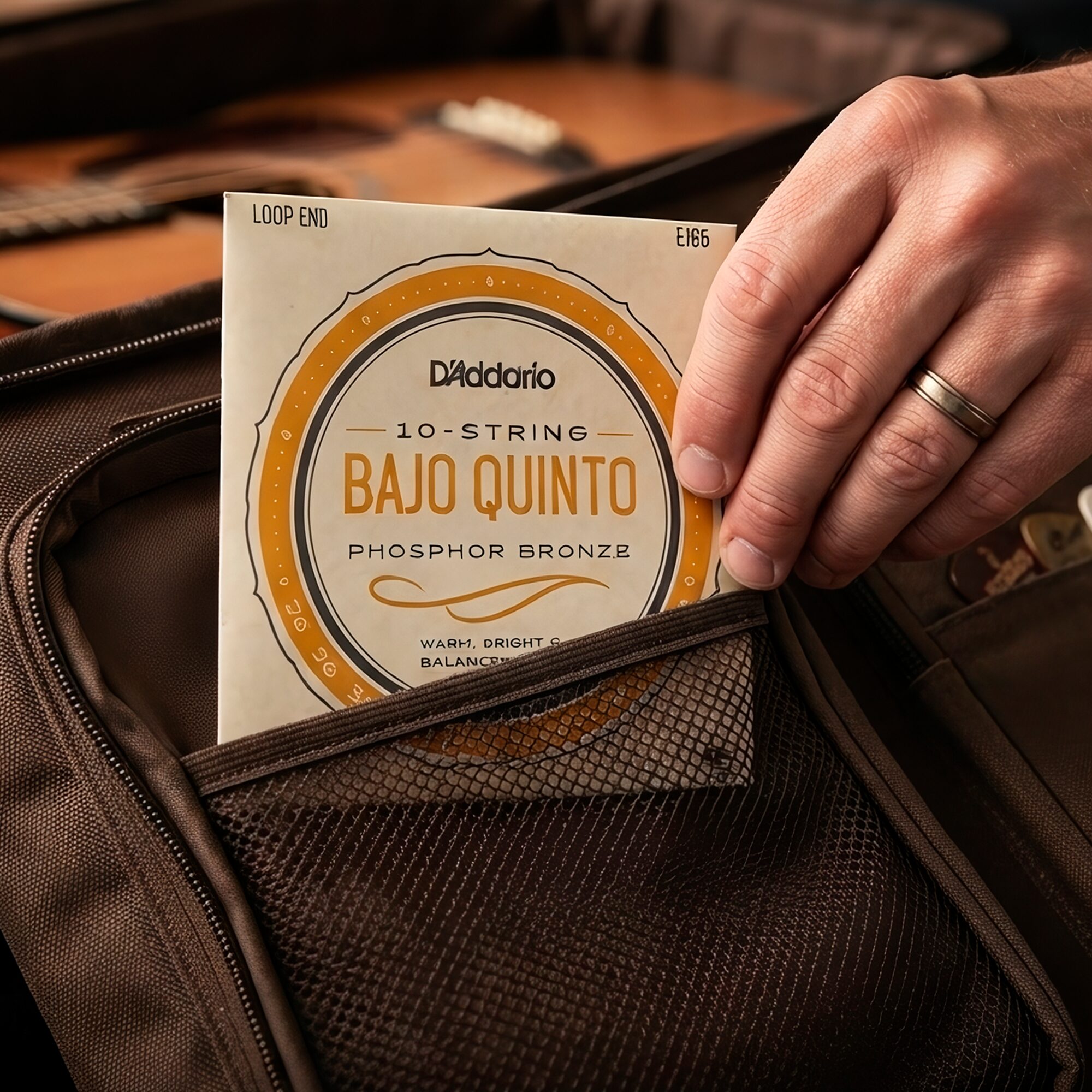 Cuerdas Bajo Quinto Daddario EJ85 de bronce set de 5 pares para bajo quinto
