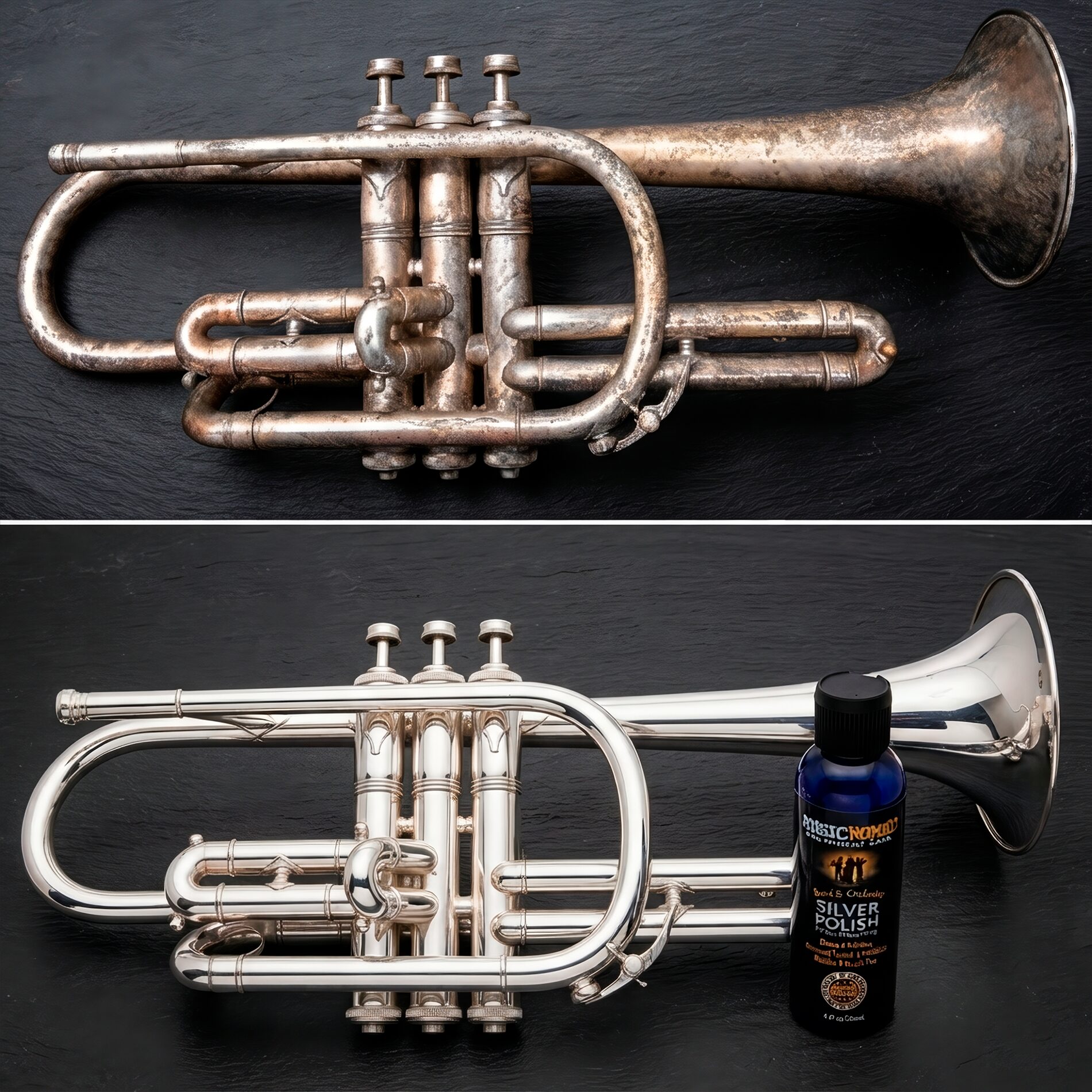 Limpiador De Alientos Plata Y Niquel Music Nomad MN701 pulidor de 120 ml para instrumentos de viento