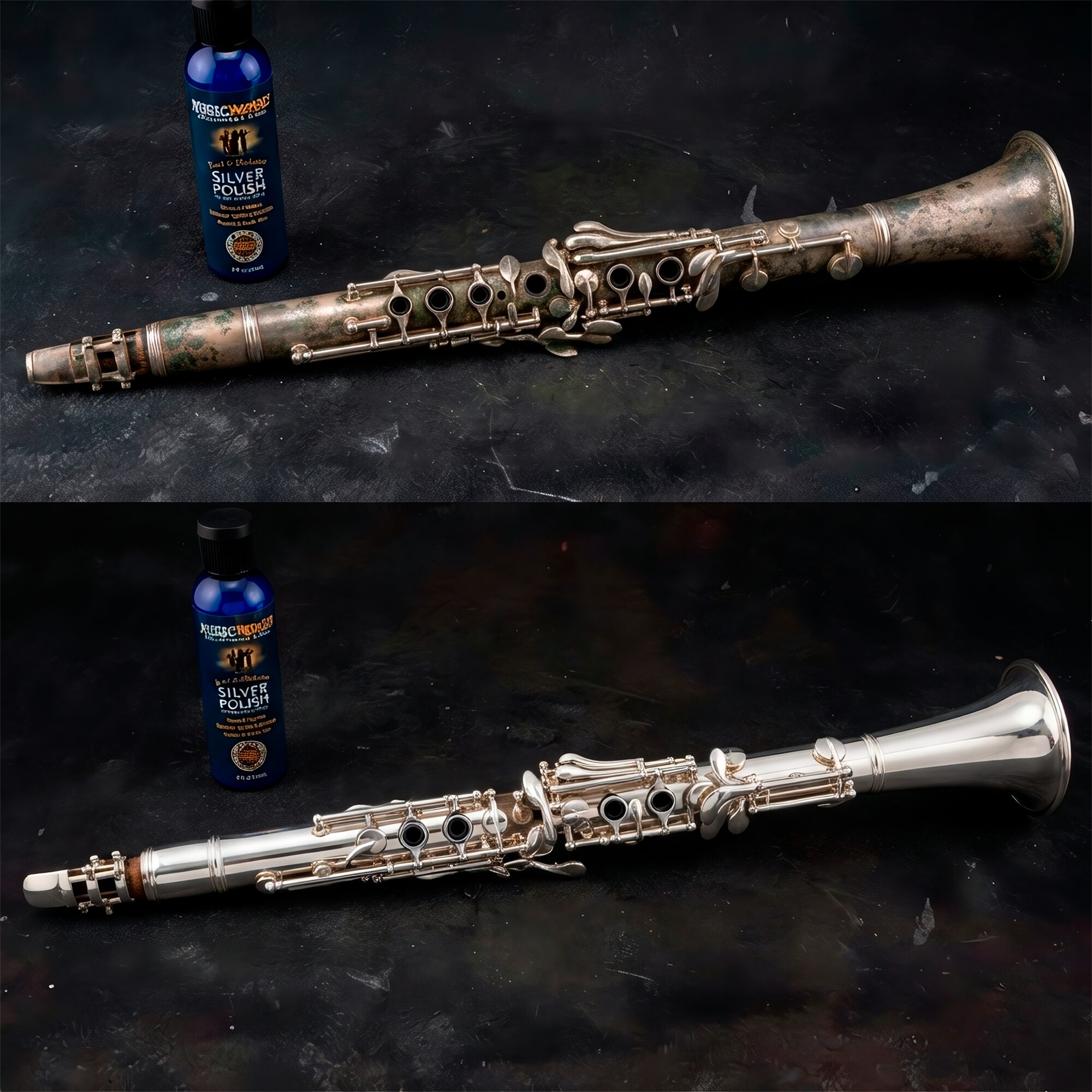 Limpiador De Alientos Plata Y Niquel Music Nomad MN701 pulidor de 120 ml para instrumentos de viento