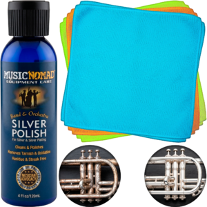 Limpiador De Alientos Plata Y Niquel Music Nomad MN701 pulidor de 120 ml para instrumentos de viento