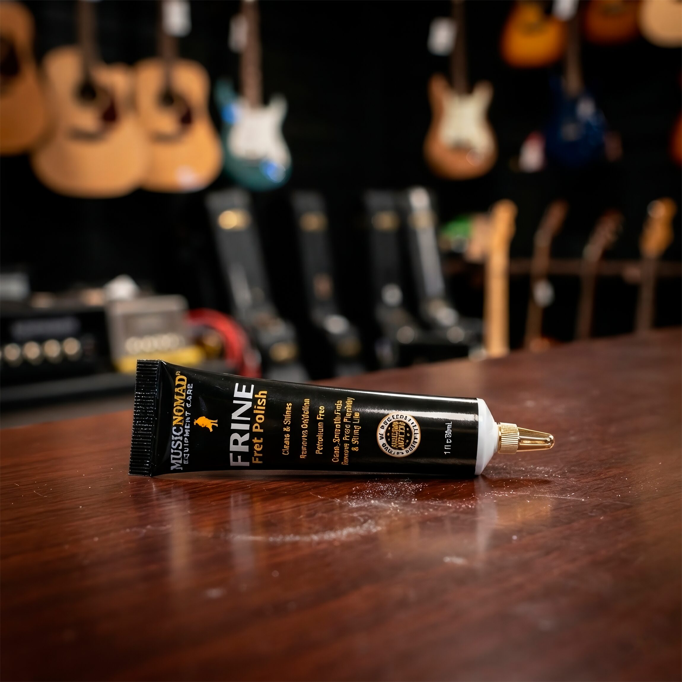 Limpiador de Trastes Guitarra MN104 Music Nomad Fret Polish de 30 ml para limpiar y abrillantar trastes