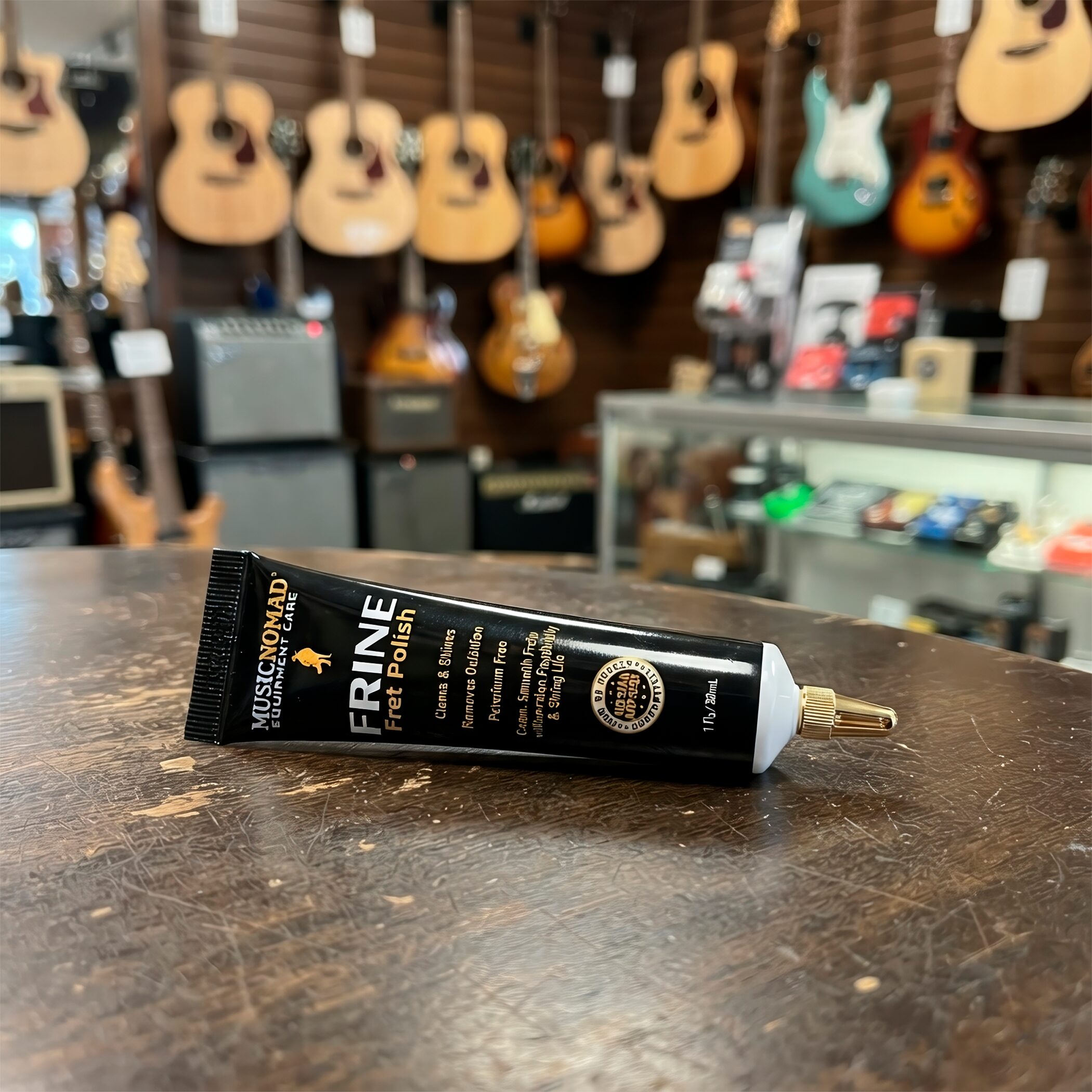 Limpiador de Trastes Guitarra MN104 Music Nomad Fret Polish de 30 ml para limpiar y abrillantar trastes