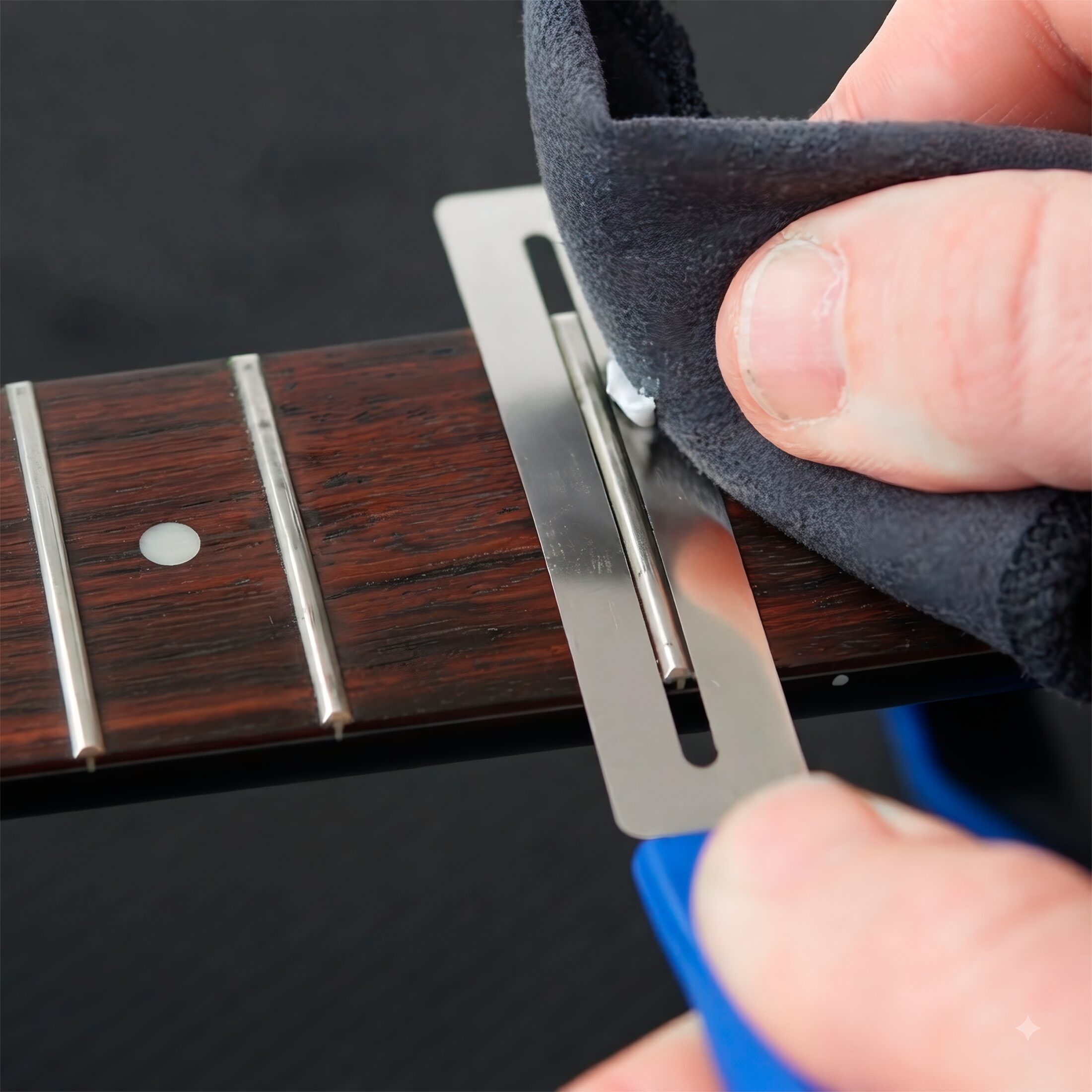 Limpiador de Trastes Guitarra MN104 Music Nomad Fret Polish de 30 ml para limpiar y abrillantar trastes